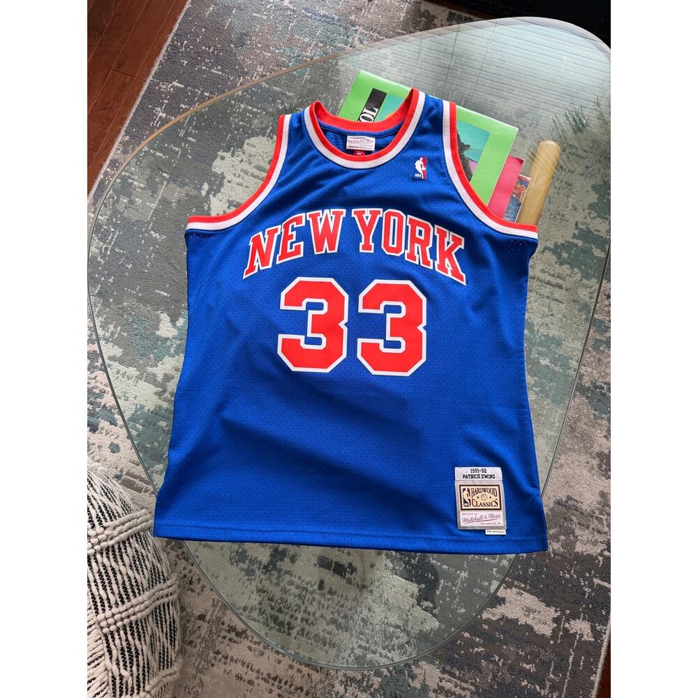 Mitchell & Ness 1991-92 New York Knicks Patrick Ewing Swingman Jersey
